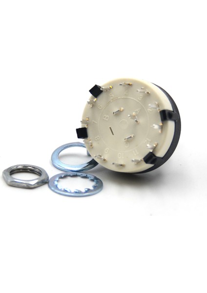 Kutuplu / 3 Yollu Döner Anahtar Lehim Terminali Bant Seçici Döner Anahtar Standart Yivli Şaft (Yurt Dışından) fiyatları