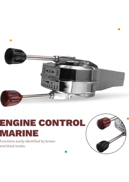 Üstten Monteli Tekne Çift Kolu Motor Kontrolü Deniz Motoru Kontrolü Tekne Kontrol Kolu (Yurt Dışından) indirimleri