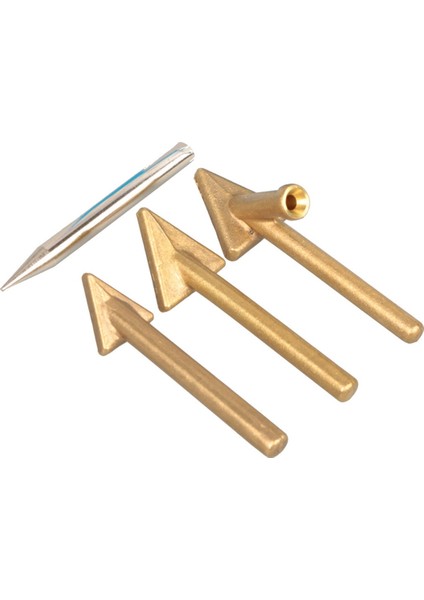 Araba Tamponu Onarımı Için 4 Parça Kaynak Yedek Uçları, Lehim Uçları, Üçgen Bakır Başlıklı Kaynak Makinesi Aksesuarları (Yurt Dışından)