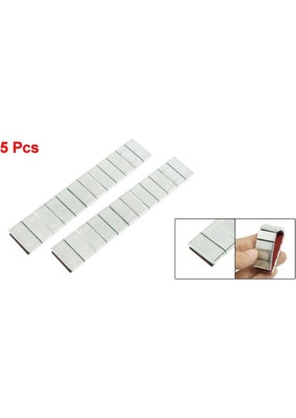 5 x Yapışkanlı Araba Kamyon Lastiği Tekerlek Dengeleme Ağırlıkları Şeritleri 2,1 Oz 60G (Yurt Dışından) fiyatları