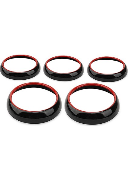 Mercedes Benz Ab Cla Gla Sınıfı W176 W246 2012-2018 Için 5 Adet Klima Havalandırma Çıkış Kapağı Trim Sticker Kırmızı (Yurt Dışından)