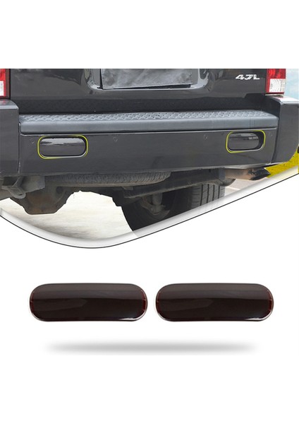Jeep Komutanı 2006-2010 Için Arka Sis Aydınlatma Koruması Arka Lambası Lamba Kapağı Dekorasyon Trim Dış Aksesuarlar Füme Siyah (Yurt Dışından) indirimleri