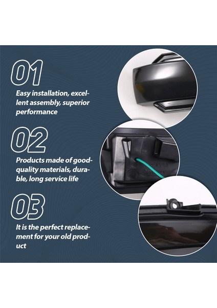 Mercedes Benz W205 W222 W213 Için Dinamik Dikiz Aynası Lambası Dönüş Sinyal Lambaları LED Gösterge Işıkları Iki Renkli Işık (Yurt Dışından) indirimleri