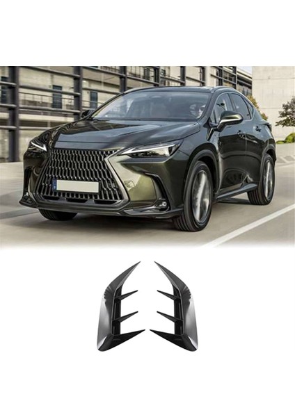 Parlak Siyah Arka Tampon Splitter Spoiler Arka Canard Hava Firar Trim Lexus NX260 NX350H 2021 2022 (Yurt Dışından) modelleri
