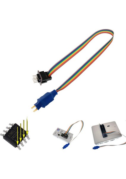 Eeprom 93CXX/25CXX/24CXX Devre Programlama Için Soıc8 Sop8 Test Klips Prob Hattı USB Programlayıcı TL866 RT809F,150MIL (Yurt Dışından) indirimleri