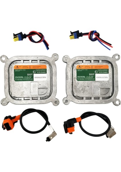2 Adet Hıd Xenon Far Balastı + Güç Kablosu 8A5Z-13C170-A Chevrolet Dodge Ford Lincoln DL3Z-13C170-A 8A5Z13C170A (Yurt Dışından)
