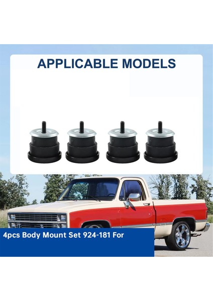 Adet Gövde Montaj Seti 924-181 924181 Chevy S10 Pickup Chevrolet Gmc Sonoma 1994-2004 Gövde Pozisyonu Kauçuk Kiti (Yurt Dışından) modelleri