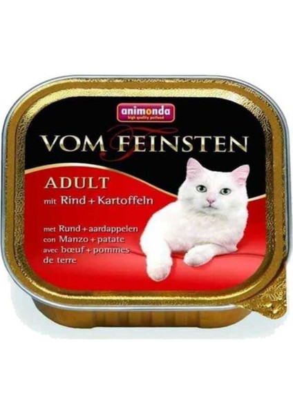 Sığır Eti ve Patatesli Yetişkin Kedi Konservesi 100gr fiyatları