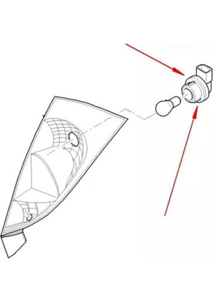 Ford Focus Mk1 Mk2 XFM500010 Için 2 Adet Stop Lambası Ampul Tutucu Soket 4425186 (Yurt Dışından) fiyatları