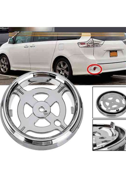 Toyota Sienna 2011-2015 Için 2 Adet Araba Arka Tampon Reflektör Çerçeve Taban Kapağı Döşemesi 52752-08010 Yeni Yüksek Kalite (Yurt Dışından) fiyatları