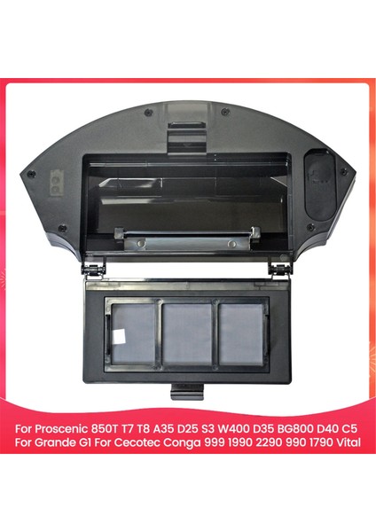 Proscenic 850T T7 T8 S3 C5/ Grande G1/ Cecotec Conga 999 1990 2290 990 1790 Vakum Aparatı B Için Filtreli Toz Kutusu (Yurt Dışından)