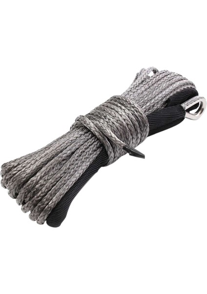 Sentetik Vinç Halatı, Atv Utv Off-Road Için Koruyucu Kılıflı Bakım Ipi ile 15M 7700 Lbs Vinç Hattı Kablo Halatı (Yurt Dışından)