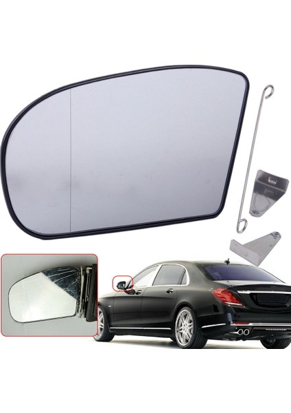 Mercedes-Benz E-Serisi W211 2002-2008 W203 00-2004 Için Sürücü Sol Tarafı Arka Görünüm Isıtmalı Ayna Camı 2038100121 (Yurt Dışından) modelleri