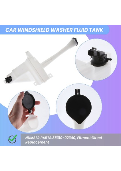 Toyota Corolla Altis 2008-2013 Için Araç Ön Cam Silecek Suyu Deposu Su Pompası 85310-02340 (Yurt Dışından) fırsatları