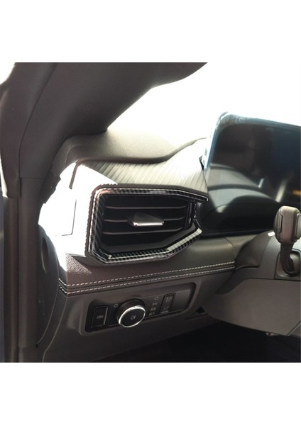 Ford Mustang 2024 2025 Iç Aksesuarları Karbon Fiber Orta Konsol Klima Havalandırma Menfezi Dekorasyon Kapağı Döşemesi (Yurt Dışından) indirimleri