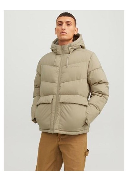 Logo Baskili Kapüsonlu Puffer Mont - Vesterbro