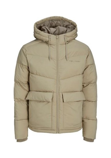 Logo Baskili Kapüsonlu Puffer Mont - Vesterbro