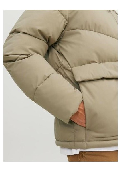 Logo Baskili Kapüsonlu Puffer Mont - Vesterbro