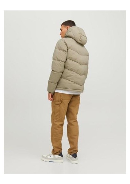 Logo Baskili Kapüsonlu Puffer Mont - Vesterbro