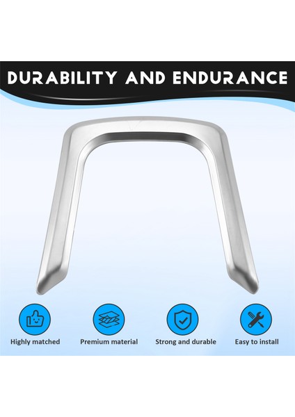 Jaguar Xe X760 Xf X260 F-Pace F Pace X761 E-Pace Için Abs Krom Araba Aksesuarları Iç Direksiyon Simidi Kılıfı Döşemesi (Yurt Dışından) indirimleri
