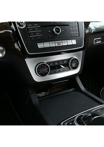 Mercedes Benz ml Gl Gle Gls Sınıfı X166 W166 Için Araç Krom Iç Konsol Klima Ayar Paneli Kapağı Döşemesi (Yurt Dışından) fiyatları