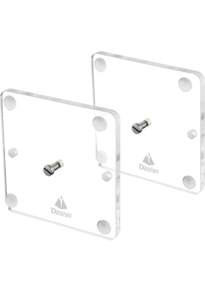 Txesign 2 Adet Vinil Plak Duvar Askısı Akrilik Duvar Ekranı 12 Inç Vinil Plak Şeffaf Lp Vinil Plak Duvar Askısı (Yurt Dışından)