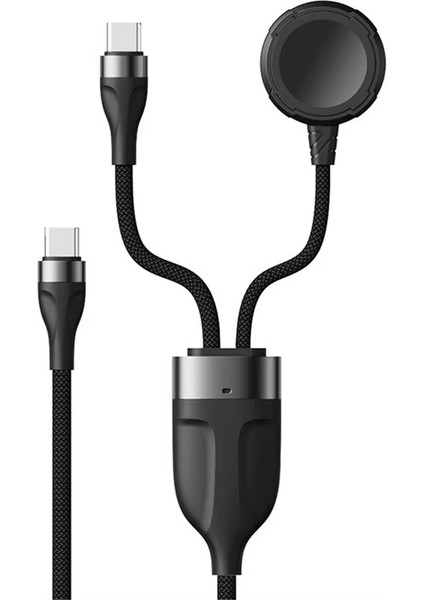 Samsung Galaxy Watch Manyetik C USB A Kablosu Için 2'si 1 Arada USB Type C Şarj Cihazı 3,94 Tl Galaxy Watch 5 Pro Classic S22/23'E Uygun (Yurt Dışından)