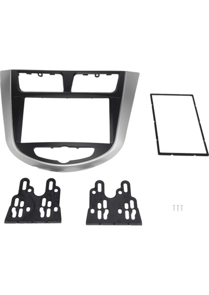 Hyundaı I-25 I25 Accent Solaris Verna 2dın Gösterge Paneli Stereo Arayüzü, 2 Din Için Araç Radyo Fasya Çerçeve Paneli DVD Trim Kiti Yenileme (Yurt Dışından)