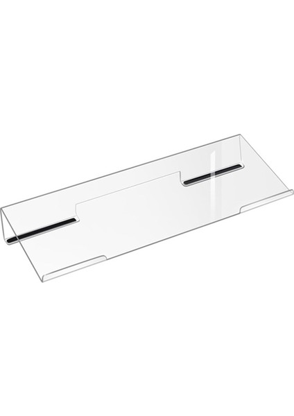 Akrilik Klavye Standı, Gelişmiş Yazma Deneyimi Için Şeffaf Ergonomik Eğimli Yükseltici - Masaüstü Dizüstü Bilgisayar Klavye Ayak Kaldırıcı A (Yurt Dışından)