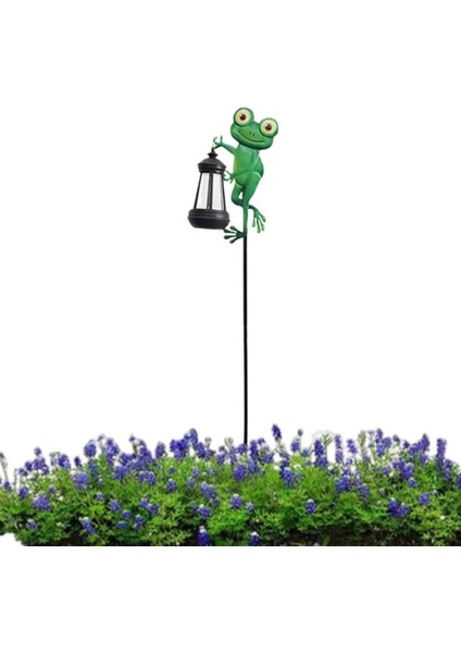 Kurbağa Güneş Enerjili Işıklar Dış Mekan Bahçe Güneş Enerjili Su Geçirmez Kurbağa Bahçe Dekoru Dış Mekan Heykelciği Yol Lambaları Zemin Su Manzarası (Yurt Dışından)