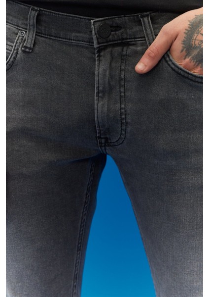 Luke Slim Tapered Fit Normal Bel Esnek Jean Kot Pantolon