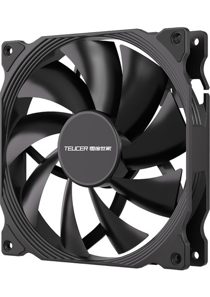 Teucer AF14025 Pc Soğutma Fanı 4pın Pwm 140MM Bilgisayar Kasası Soğutma Sistemi Fanı Düşük Gürültülü Pc Oyuncu Cpu Soğutucu Siyah (Yurt Dışından)