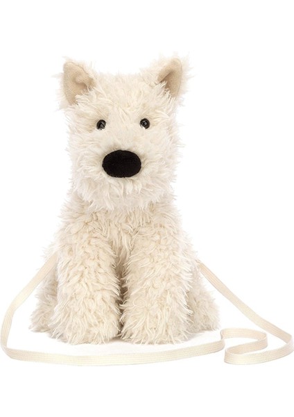 Karikatür Sosis Köpekli Çapraz Askılı Çanta - Büyük Kapasiteli Peluş Bebek Omuz Çantası, Sevimli ve Işlevsel Küçük Köpek Tasarımı (Yurt Dışından)