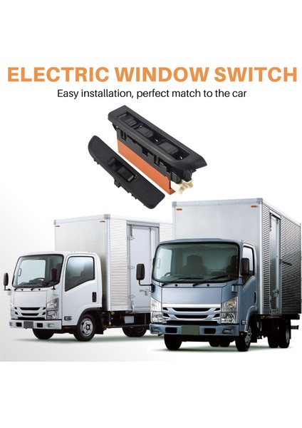 Isuzu NPR66 70PL Nkr NQR70 Nhr 8973151840 8981472360 98147236-0 Için 2 Adet Araç Ön Sol ve Sağ Elektrikli Cam Anahtarı (Yurt Dışından) indirimleri