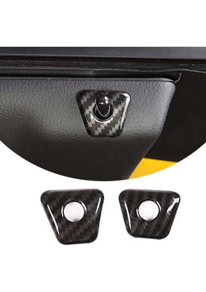 Toyota gr Supra A90 2018-2021 Araç Iç Kapı Kilidi Pim Kapağı Kapı Kilidi Çekme Kapağı Trim Sticker Aksesuarları, Karbon Fiber (Yurt Dışından) fiyatları