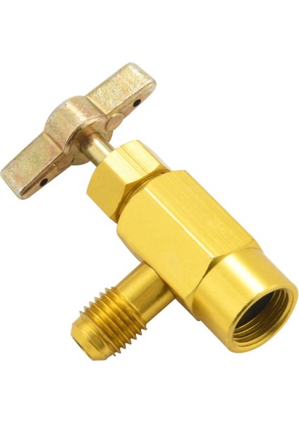 1/4 Sae M14 Dişli Adaptörü R-134A Otomotiv Klima Soğutucu Kutusu Dağıtım Şişesi Musluk Açacağı Vanası (Yurt Dışından) fırsatları