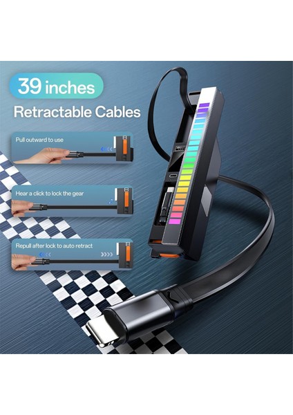 Tesla Model Y Juniper Model 3 Highland 2025 Için USB Hub, Rgb Işık Yerleştirme Istasyonu, Çoklu Bağlantı Noktaları, Geri Çekilebilir Kablo Şarj Cihazı (Yurt Dışından) indirimleri