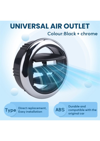 Karavan Otobüs Araba Tekne Için Topuz Stili 75MM A/c Klima Çıkış Havalandırması (Φ 87 / 75/22MM) (Yurt Dışından) indirimleri