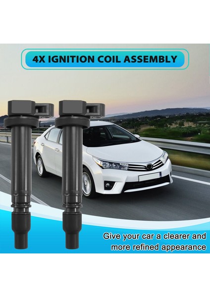 Toyota Lexus Pontiac Vibe Celica Corolla Matrix L4 1.8l 90919 02238 9091902238 Için Ateşleme Bobinleri 90919-02238 (Yurt Dışından) indirimleri