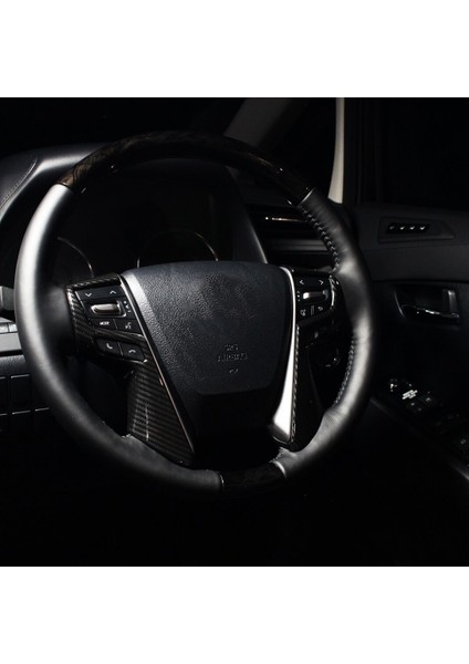 Toyota Alphard Vellfire 30 2015-2019 Araç Karbon Fiber Direksiyon Simidi Kapağı Döşeme Dekor Çerçeve Çıkartmaları Aksesuarları (Yurt Dışından) modelleri