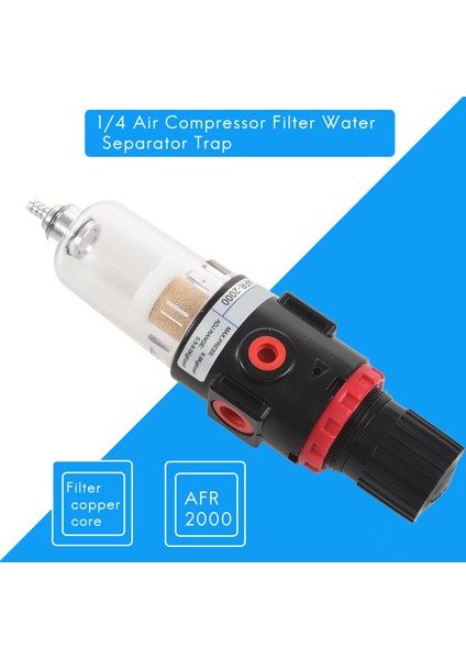 1/4 Hava Kompresörü Filtresi Su Ayırıcı Tuzak Alet Seti Regülatörlü AFR-2000 (Yurt Dışından) fiyatları