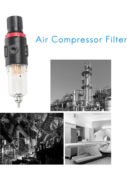 1/4 Hava Kompresörü Filtresi Su Ayırıcı Tuzak Alet Seti Regülatörlü AFR-2000 (Yurt Dışından) modelleri