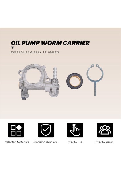 Stihl 024 026 MS240 MS260 Motorlu Testere Için Solucan ve Taşıyıcılı Yağ Pompası Solucan Taşıyıcısı 1121 640 3203 (Yurt Dışından) modelleri