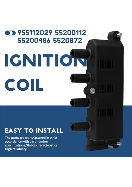 Ateşleme Bobini Yüksek Voltaj Paketi 9S5112029 55200112 55200486 5520872 Fıat 500 Alfa Romeo Mito Ford Ka Lancia Için (Yurt Dışından) fırsatları