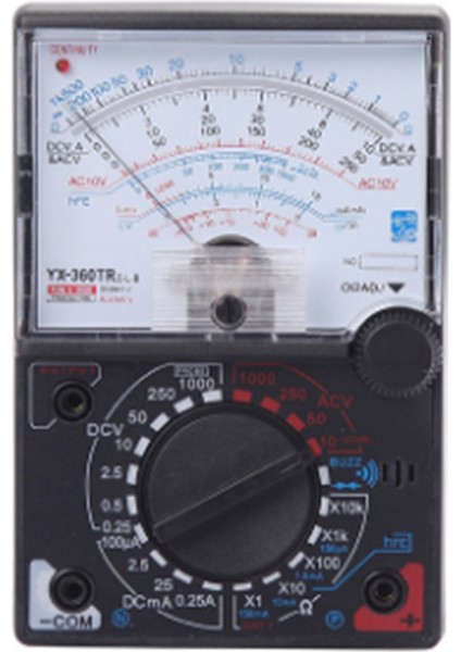 YX-360TRE-LB Işaretçi Multimetre Ac Dc Ölçümü Test Kalemi Gösterge Işığı Bip Sesi Veren Ampermetre Voltmetre Direnç (Yurt Dışından)