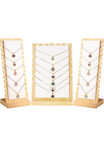 Kolye Satış Standları Kolye Tutucu Kolye Sergileme Depolama Mücevher Sergileme Depolama Seti 3 Parça (Yurt Dışından)