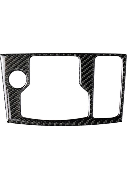 Araba Çıkartmaları Kapak Multimedya Düğmesi Döşeme Mazda 3 Axela Aksesuarları Dayanıklı Araba Karbon Fiber Dekoratif Sağ Sürüş (Yurt Dışından)