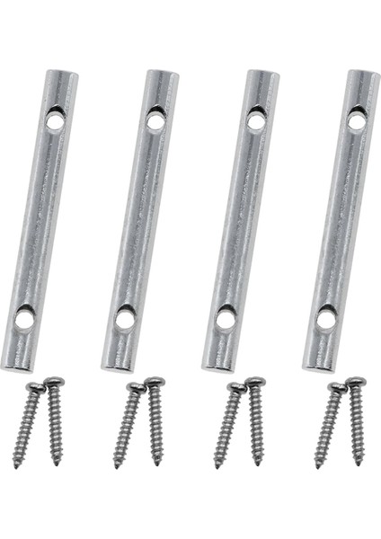 Adet Metal Gitar Teli Tutucu Çubuğu 45 mm Gitar Teli Gergi Çubuğu Vidalı Elektrik Gitar Amfisi Için (Yurt Dışından)