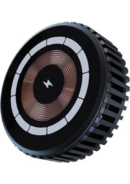 Magsafe iPhone 16, 15, 14, 13, 12 Pro Max Cep Telefonu Radyatör Soğutucusu Için Manyetik Kablosuz Şarj Cihazı Telefon Soğutma Fanı (Yurt Dışından)