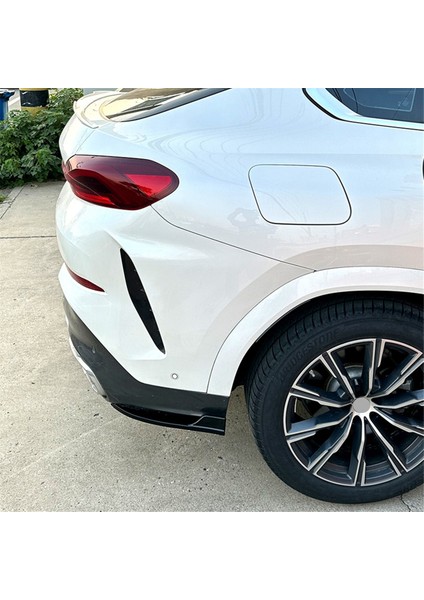 Bmw X6 G06 M Sport 2019-2022 Arka Tampon Kanatları Spoiler Ayırıcı Difüzör Koruyucu Kapak Aksesuarları, Abs Siyah (Yurt Dışından) indirimleri